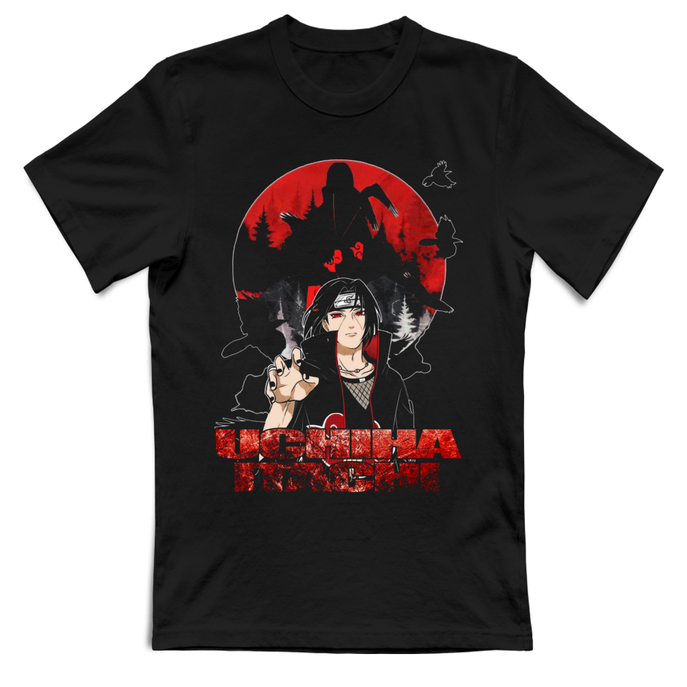 T-SHIRT UNISEX ADULTI E BAMBINI ITACHI UCHIHA