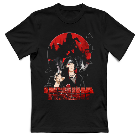T-SHIRT UNISEX ADULTI E BAMBINI ITACHI UCHIHA
