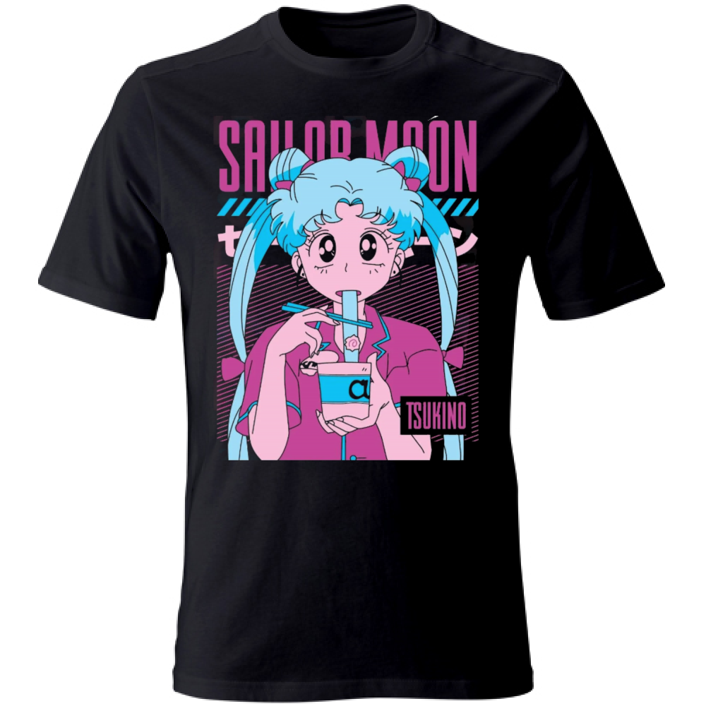 T-SHIRT UNISEX ADULTI E BAMBINI SAILOR MOON