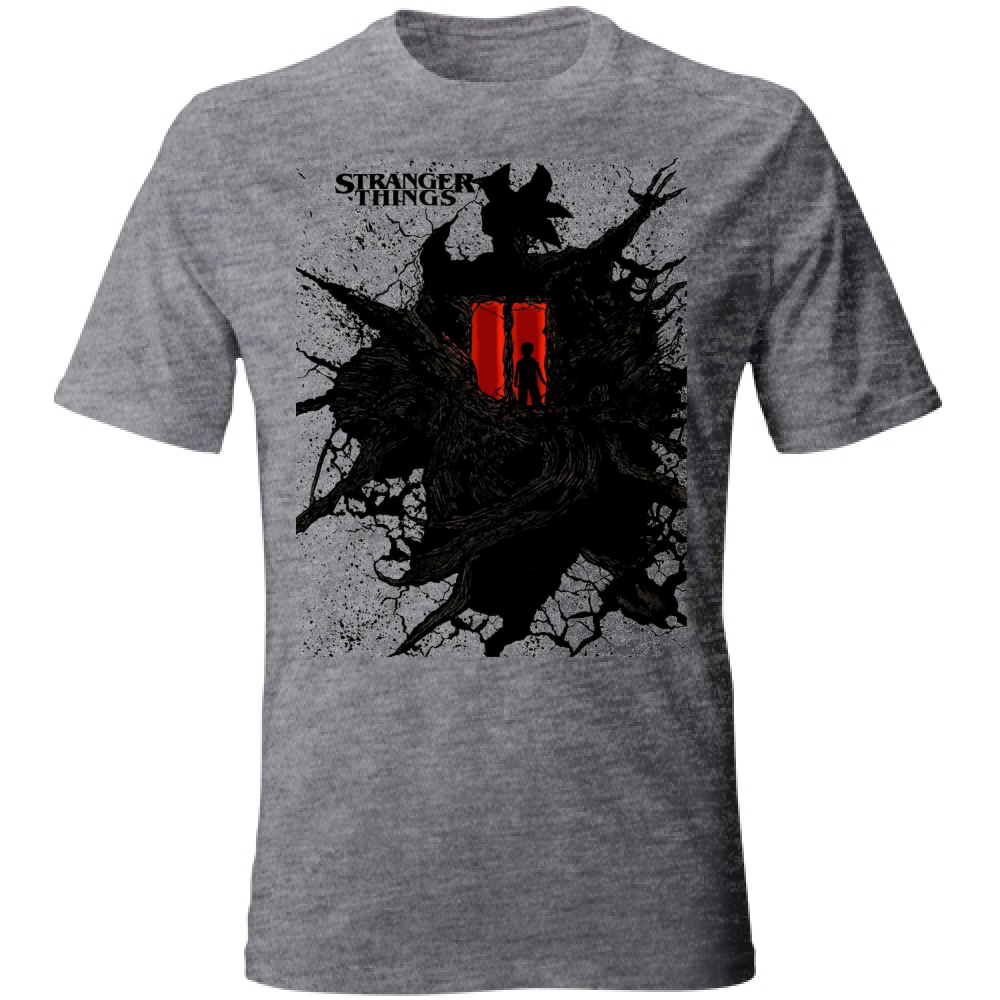 T-SHIRT UNISEX ADULTI E BAMBINI STRANGER THINGS UP DOWN