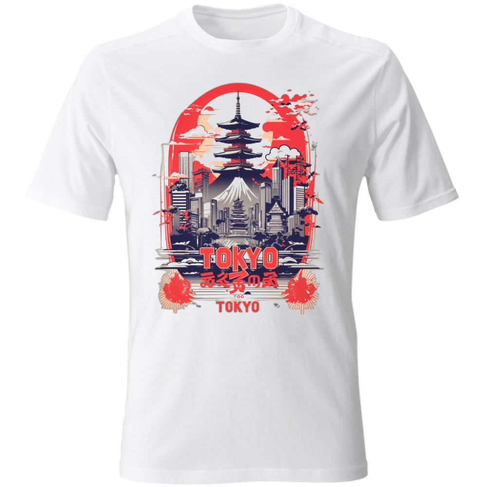 T-SHIRT UNISEX ADULTI E BAMBINI TOKYO