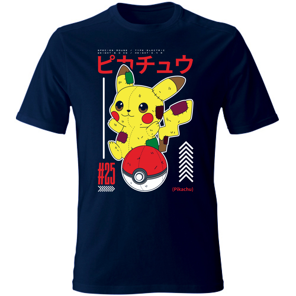 T-SHIRT UNISEX ADULTI E BAMBINI  PIKACHU