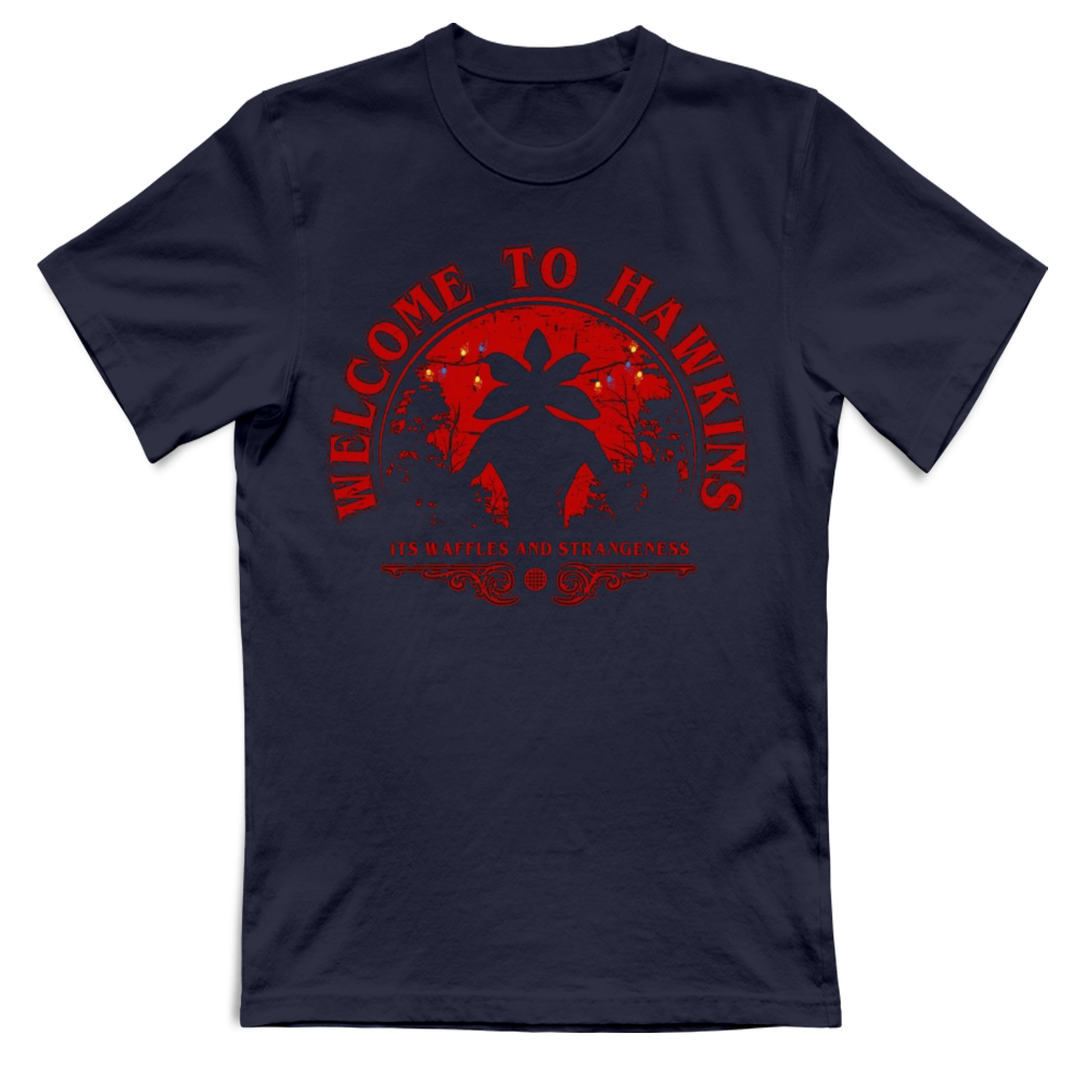 T-Shirt Unisex Adulti e Bambini Stranger Things Welcome To Hawkins