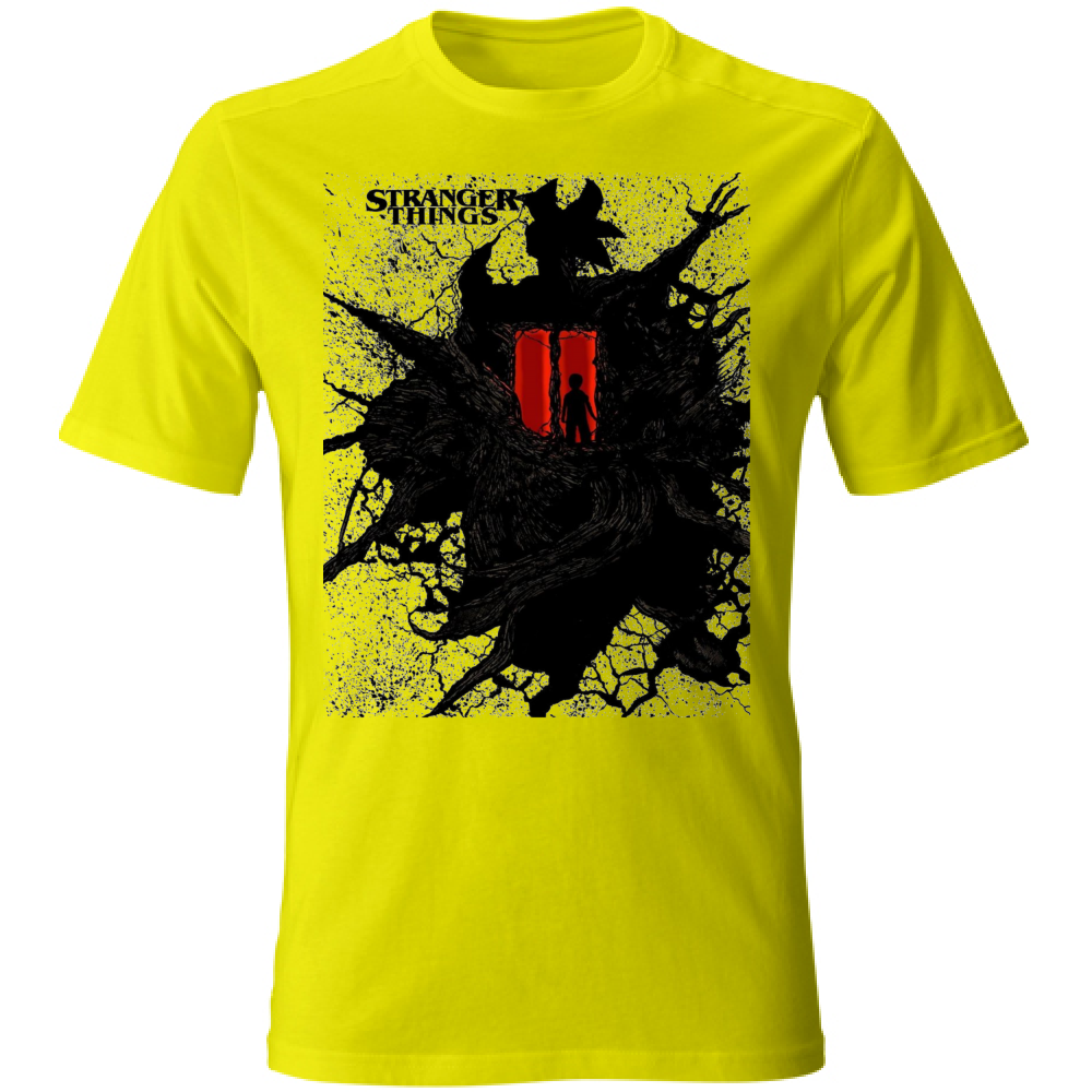 T-SHIRT UNISEX ADULTI E BAMBINI STRANGER THINGS UP DOWN