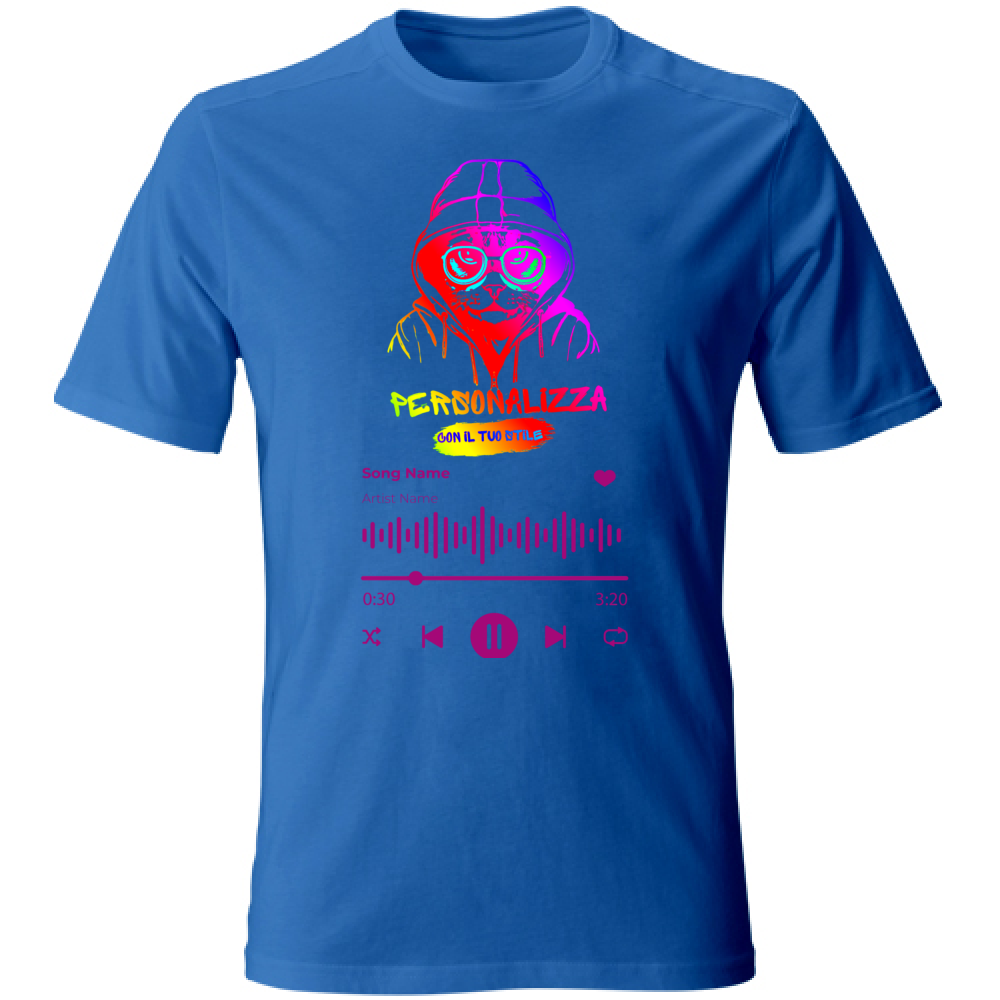 T-SHIRT UNISEX ADULTI SPOTIFY PERSONALIZZATA