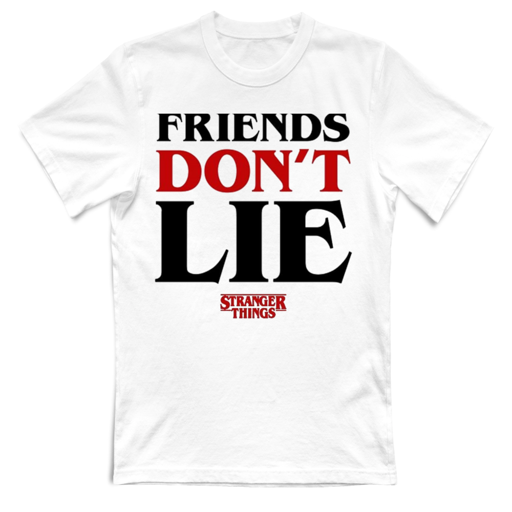 T-Shirt Unisex Adulti e Bambini Stranger Things Don'T Lie