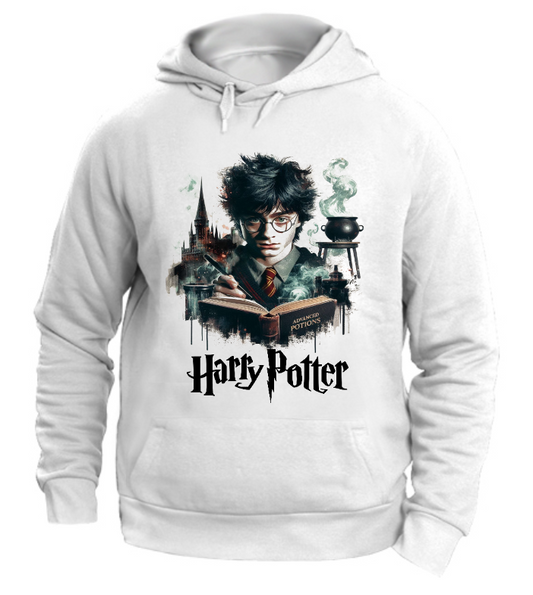 FELPA CON CAPPUCCIO UNISEX ADULTI E BAMBINI POTTER
