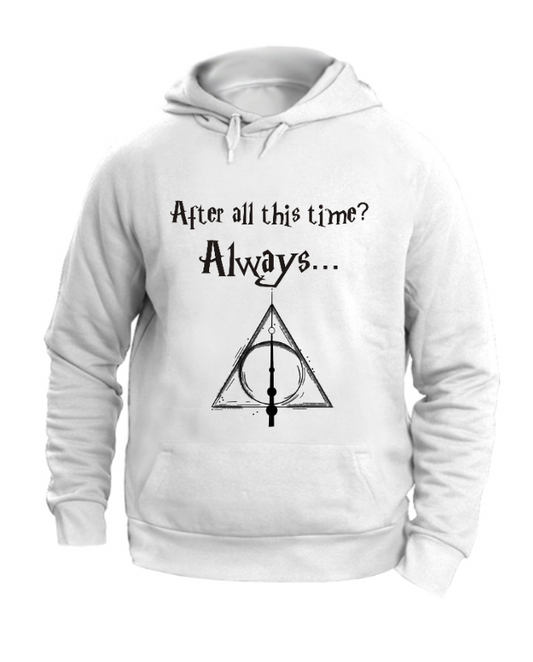 FELPA CON CAPPUCCIO UNISEX ADULTI E BAMBINI ALWAYS