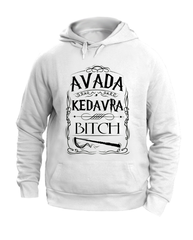 FELPA CON CAPPUCCIO UNISEX ADULTI E BAMBINI AVADA KEDAVRA