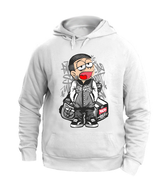FELPA CON CAPPUCCIO UNISEX ADULTI E BAMBINI NOBITA