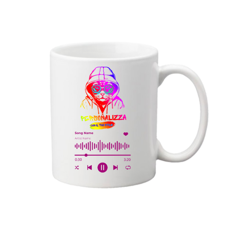 TAZZA CON CODICE SPOTIFY