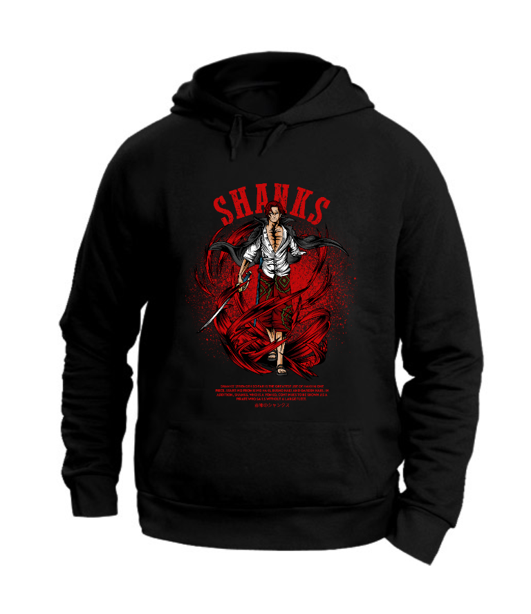FELPA CON CAPPUCCIO UNISEX ADULTI E BAMBINI SHANKS
