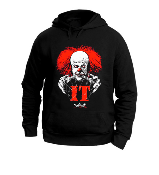 FELPA CON CAPPUCCIO UNISEX ADULTI E BAMBINI PENNYWISE